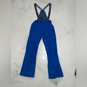 Men’s Medium Blue Spyder Snow Bib